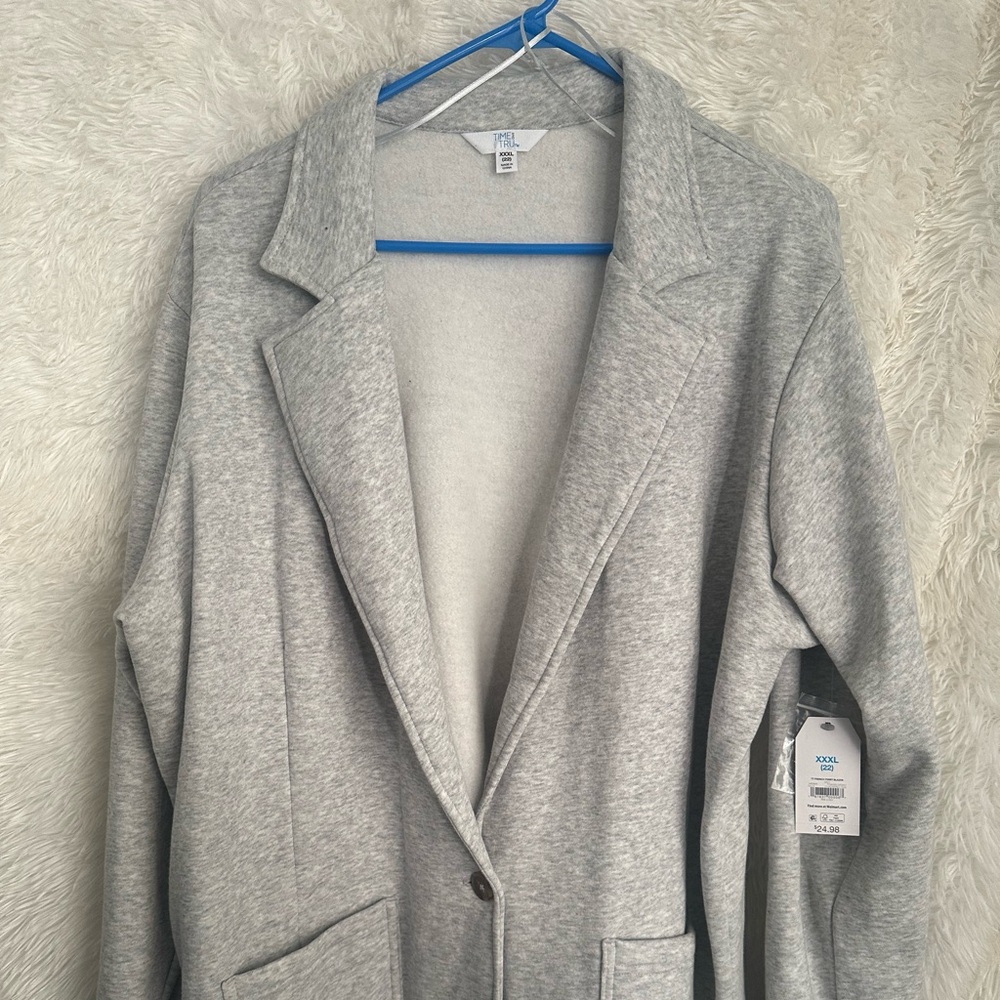 Long Sleeve French Terry Blazer